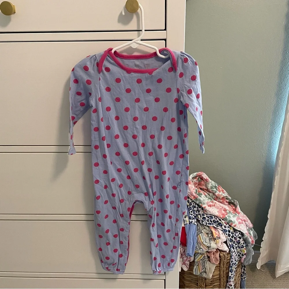 Gap Long Sleeved Polka Dot Romper 18-24 Months